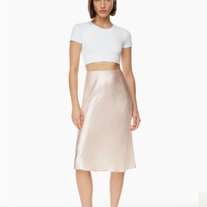 Aritzia Babaton Slip Midi Skirt